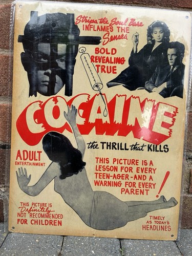 Pure drugs tin sign - pure,