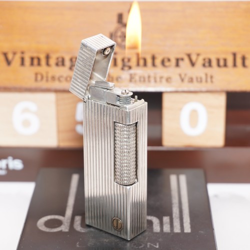 Dunhill lighter silver stripe - dunhill,
