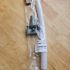 Rectangle Overflow Pipe Head for Kitchen Sink Drainers Gray Finish