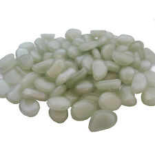 200 pcs (2 bags) GLOW IN THE DARK GARDEN PEBBLES / STONES fish tank aquarium