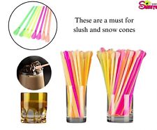 PLA Neon Spoon Straws,Frozen