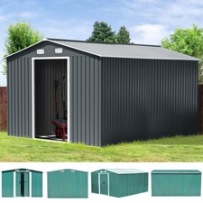 Metal Garden Shed 4 X 6, 6 X 8, 8 X 8, 10 X 8 ft Storage Frame Shed Bike / Sheet