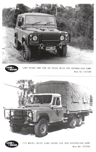 Land rover australian army 110 - australian,