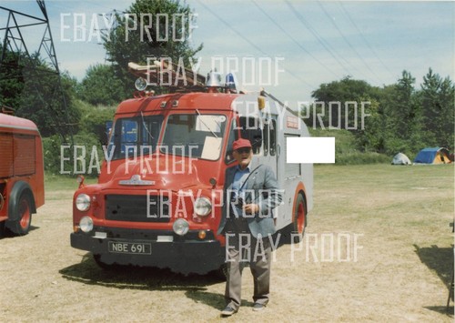 Man and fire engine - man,