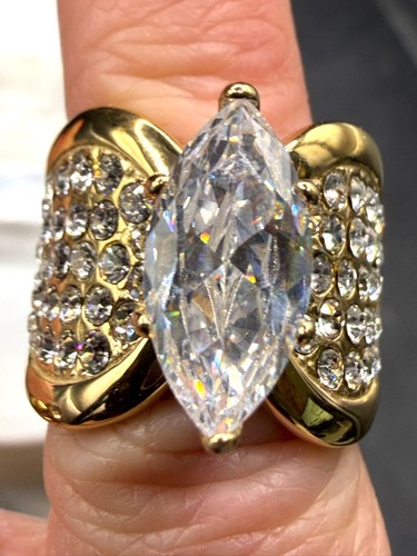 Ladies marquise ring - ladies,