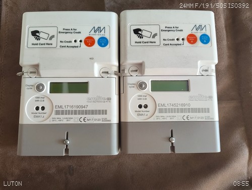 Electric card meter rfid - card,