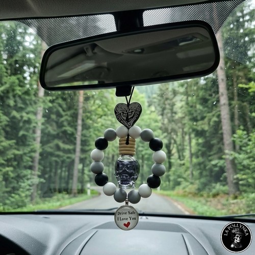 Car air freshener gothic skull - car,