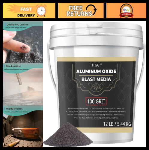 100 grit aluminum oxide blast - 100,