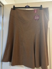 Bonmarche brown skirt 22