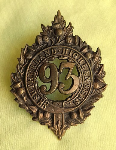 Brass sutherland highlanders - sutherland,