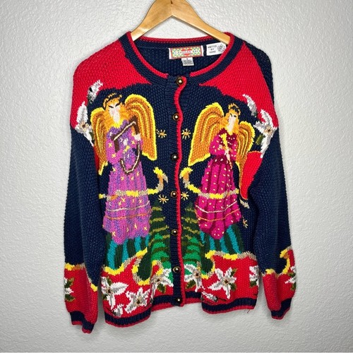 Vintage hand knit angel - vintage,