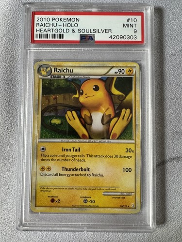 Raichu heart gold - heart, silver
