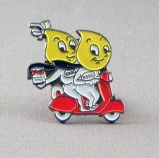 ESSO SCOOTER ENAMEL PIN BADGE