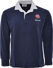 England Rugby Shirt Navy Retro Classic Traditional English Top All Sizes