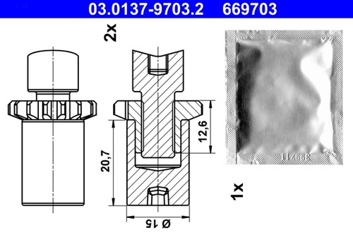 Parking brake shoes - shoes, for