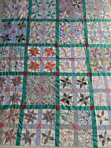 Antique hand stitched eight - antique,