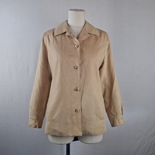 90s Vintage Tan Faux Suede