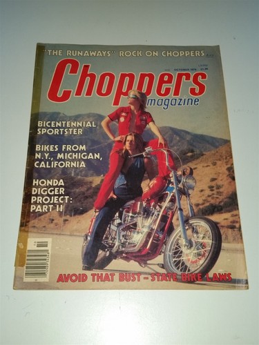 Chopper magazine october 1976 - chopper,