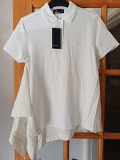 Fred Perry White Asymmetric
