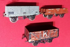 3 X O GAUGE WAGONS .  ONE MAY BE MILBRO