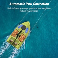 2KG Loading 500M Remote Control Fishing Bait Boat 99 GPS Pilot Points 4 Bait