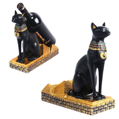 Wine bottle holder cat - holder,