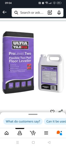 Self leveling compound - self,