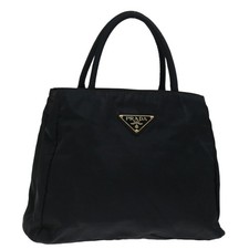 PRADA Hand Bag Nylon Black