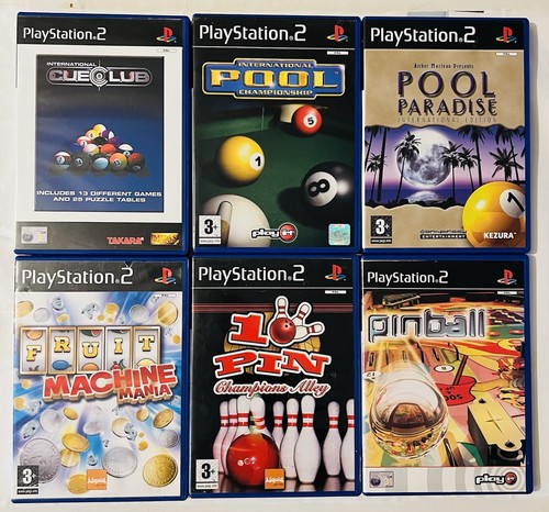 Ps2 pool arcade bundle - ps2,