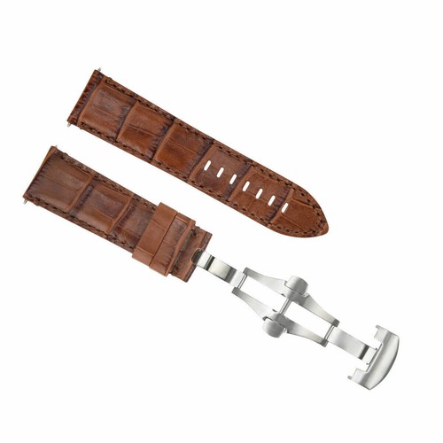 22mm leather watch - watch, strap