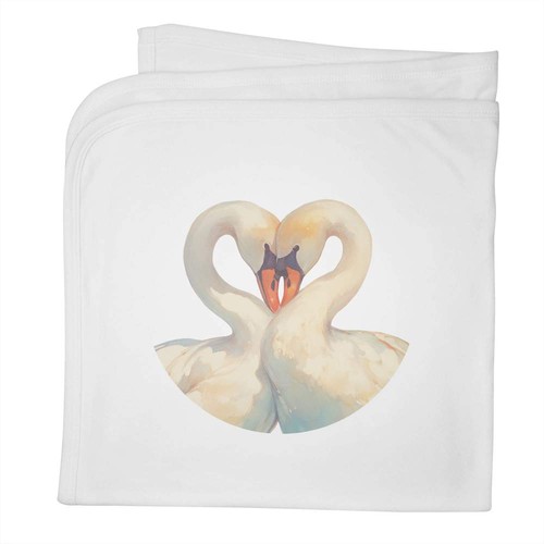 Swan couple baby blanket - baby,