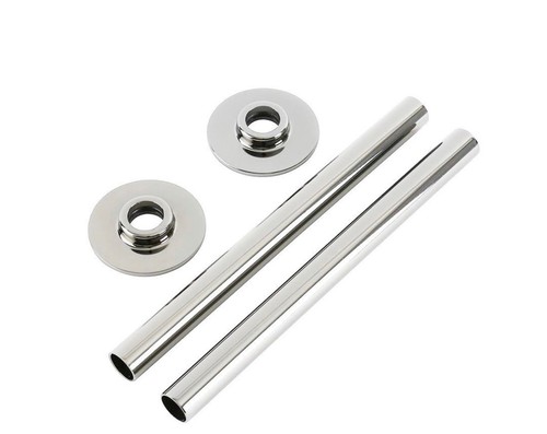 Milano chrome pipe and flanges - milano,