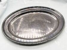 ANTIQUE  SILVER PLATE  UNITY - SERVING MEAT TRAY PLATTER