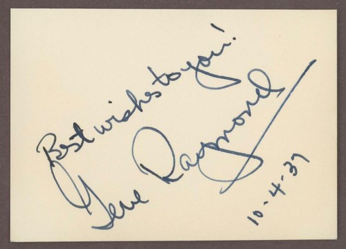 Gene raymond - gene,