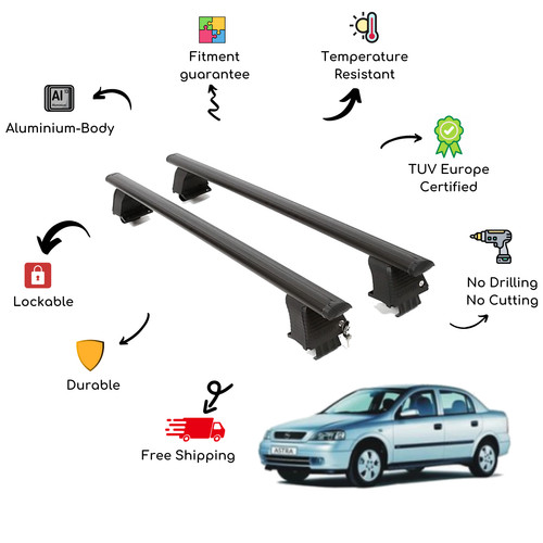 Bare roof rack - roof, cross