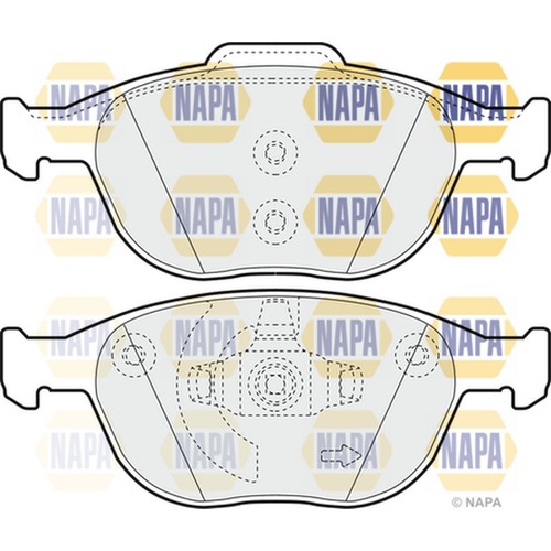 Brake pads set - pads, ford