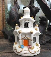 Incense  Pastille Burner c 1830 Made Staffordshire Castle Hippie Night Light