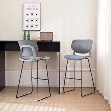 2PCS BAR STOOLS PLASTIC