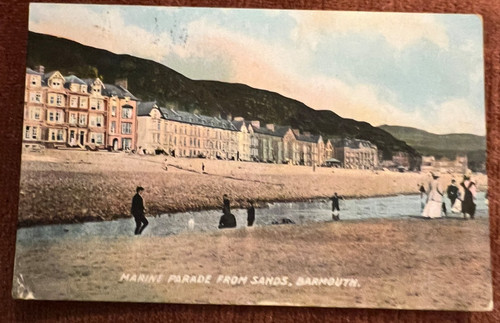 Antique postcard barmouth - antique,