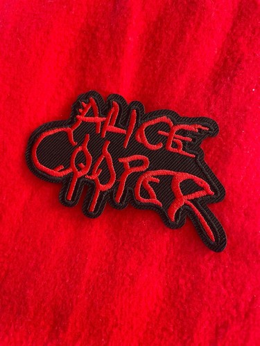Alice cooper sew patch - on,