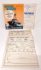 MODEL MAKER CHRISTMAS 1958 WITH VOSPER PLANS & GERMAN S TYPE MTB & DOLPHIN