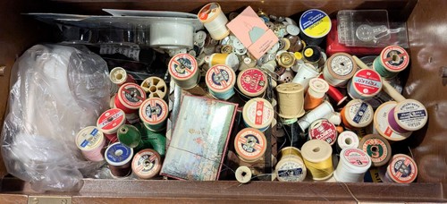 Vintage sewing haberdashery - vintage,