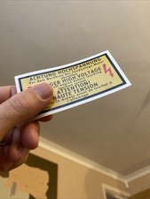 Mk2 Scirocco Voltage Sticker