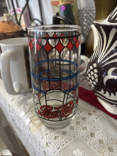 Vintage pepsi cola glass - vintage,