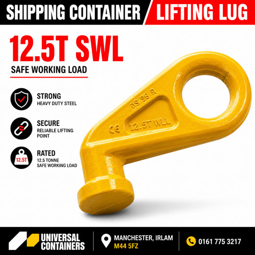 Shipping container lifting lug - shipping,