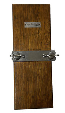 Vintage wooden tie press Hope Brothers antique Art Deco 1920s clothing care T
