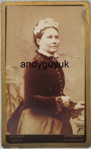 Cdv lady lewis tynemouth - cdv,