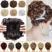 Large Comb Curly Chignon