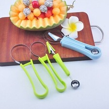 4 in 1 Multi Functional Fruit Tool Set Melon Baller Scoop Watermelon Cutter