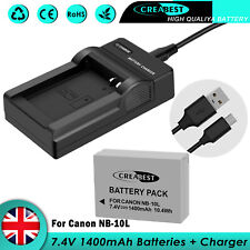 2x NB-10L Battery + Charger